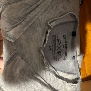 Buffalo David Bitton Light Gray Tee